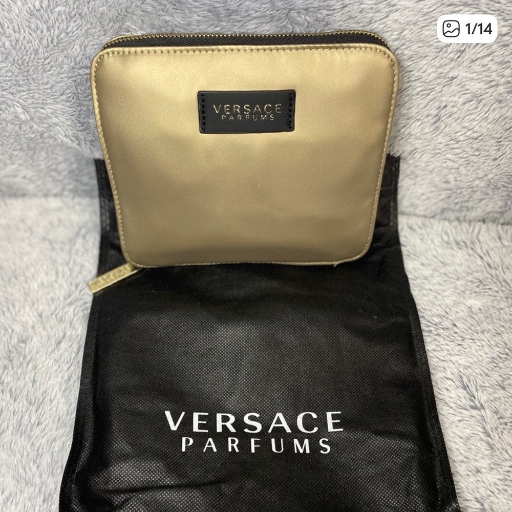 Versace Black Polyester Bag